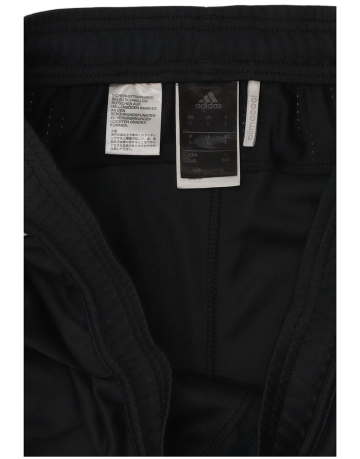 Мужские спортивные брюки Adidas Climacool, большие черные полиэстеровые брюки