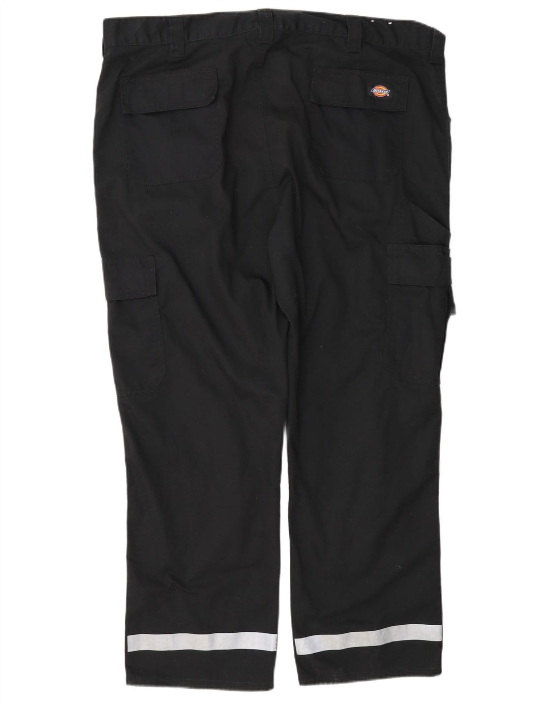 Мужские прямые брюки-карго Dickies W40 L28, черные, полиэстер с цветными блоками