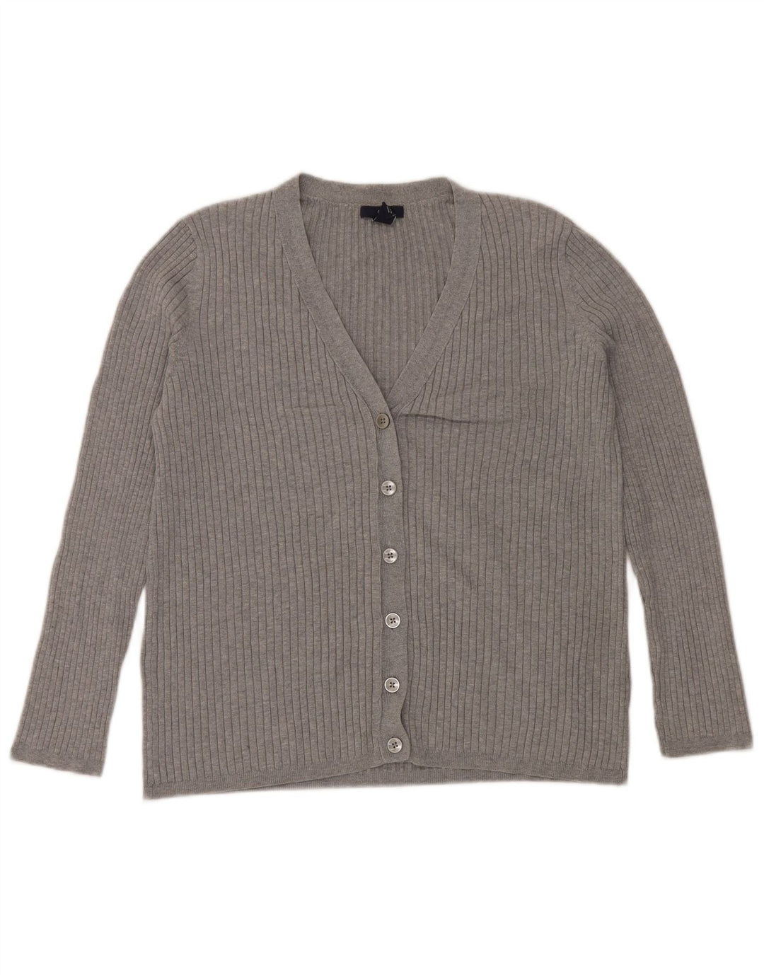 Женский кардиган Gap UK 14, большой серый хлопок, классический