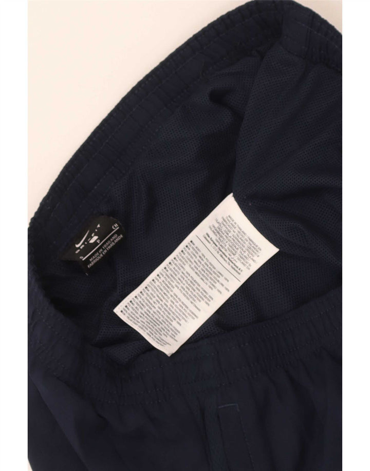 Мужские спортивные брюки Nike Dri Fit, джоггеры, маленькие темно-синие, полиэстер