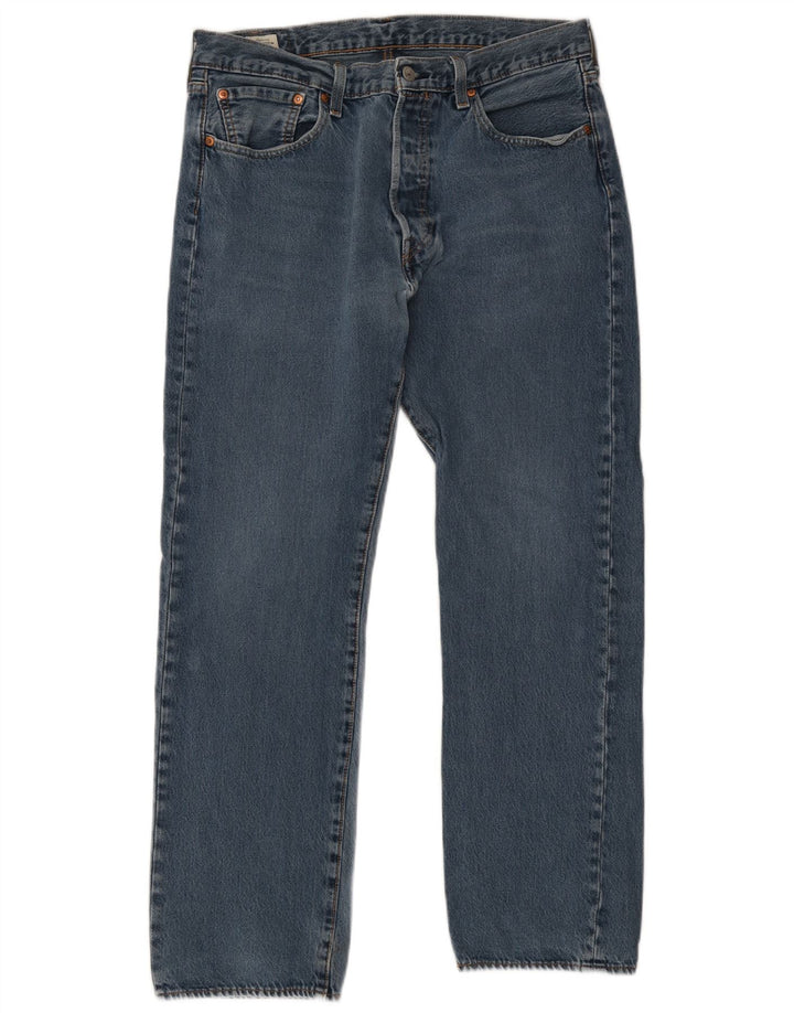 Мужские прямые джинсы Levi's W34 L30 синие, хлопок