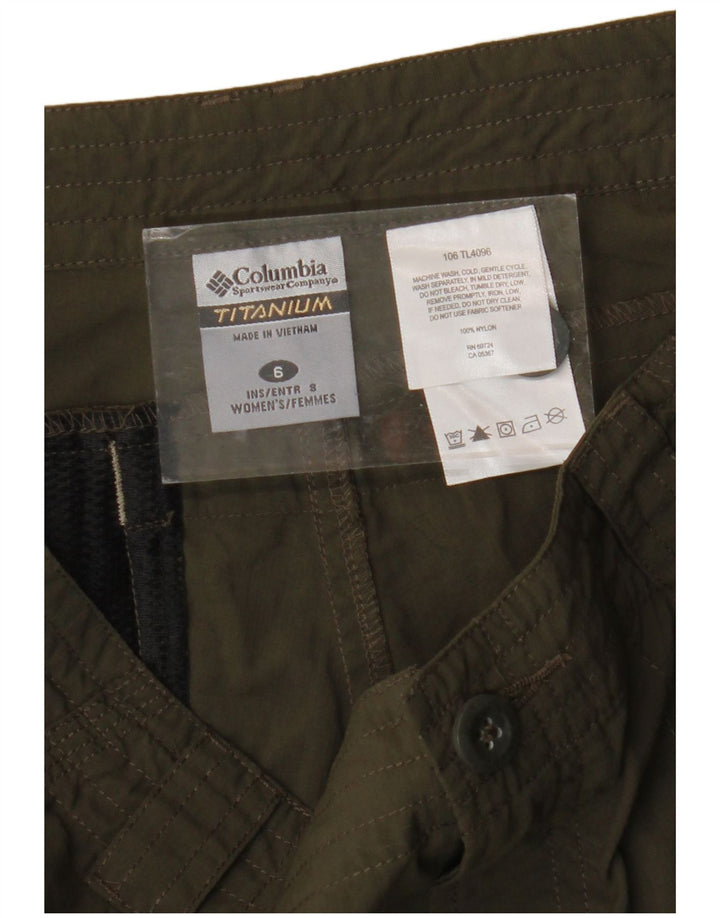 Женские шорты-карго Columbia US 6 Medium W30 Хаки, нейлон