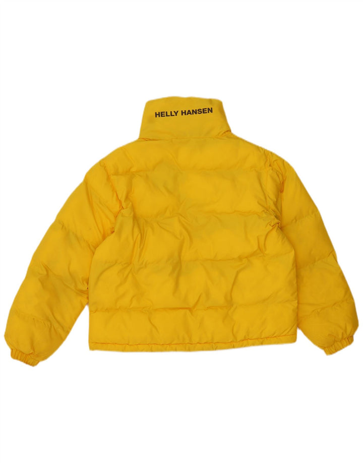 Женская двусторонняя стеганая куртка оверсайз Helly Hansen UK 10, маленькая, желтая