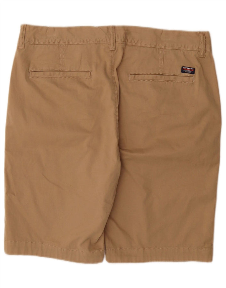 SUPERDRY Mens Chino Shorts Medium W32 Beige Cotton