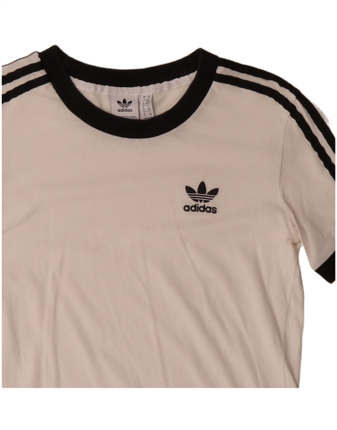 Женская футболка Adidas Top UK 6 XS Белый хлопок