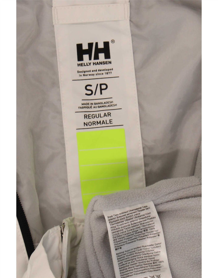 Женская дождевик с капюшоном Helly Hansen UK 10, маленький белый полиэстер
