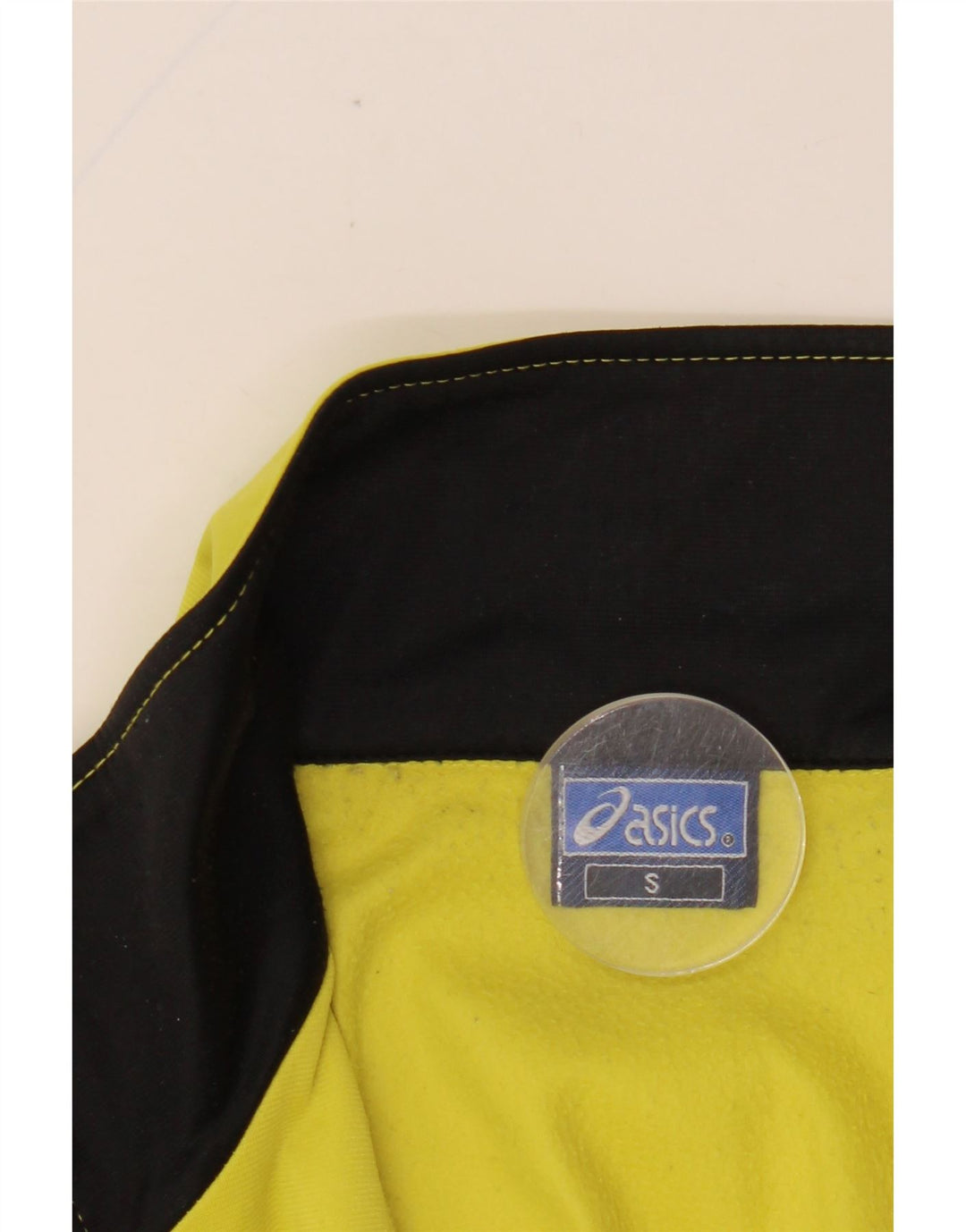 Мужская спортивная куртка с графическим рисунком Asics, маленькая желтая