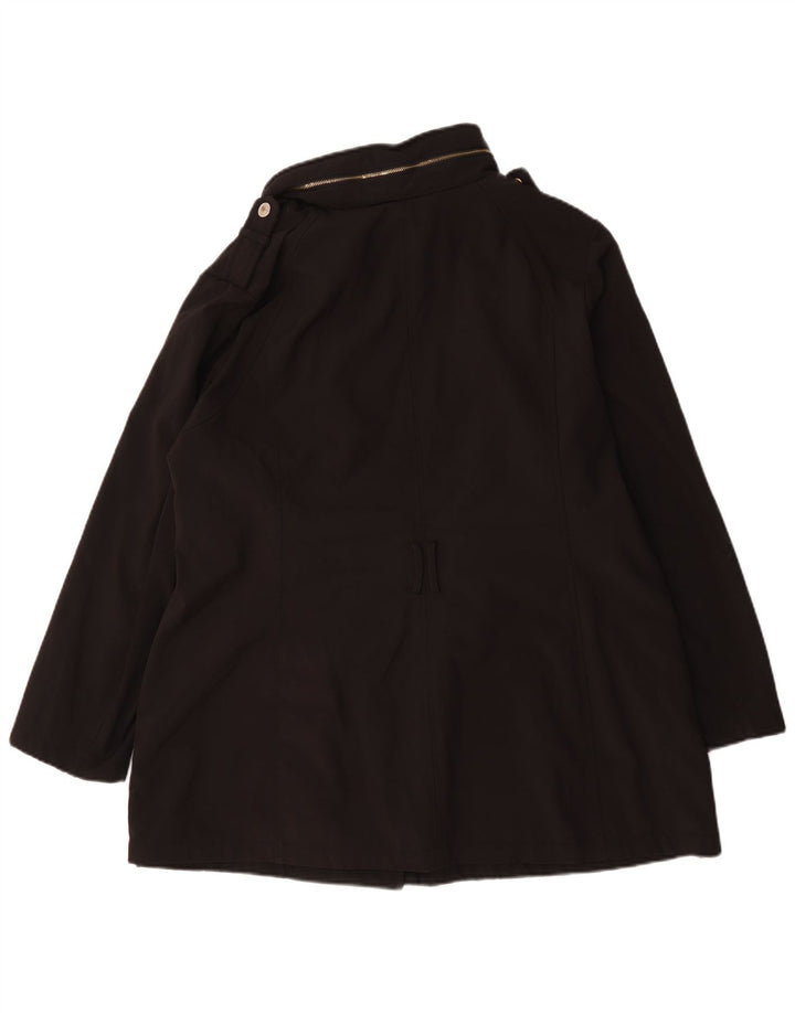 Женская куртка в стиле милитари Michael Kors Oversized UK 20 2XL, черный полиэстер