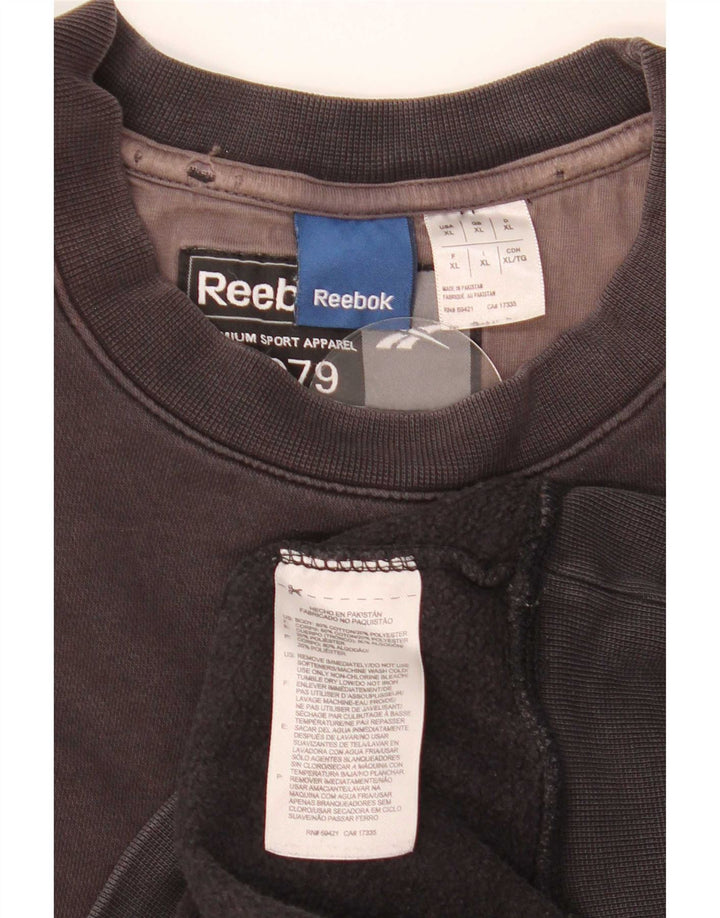 Мужской свитер Reebok XL, черный хлопок