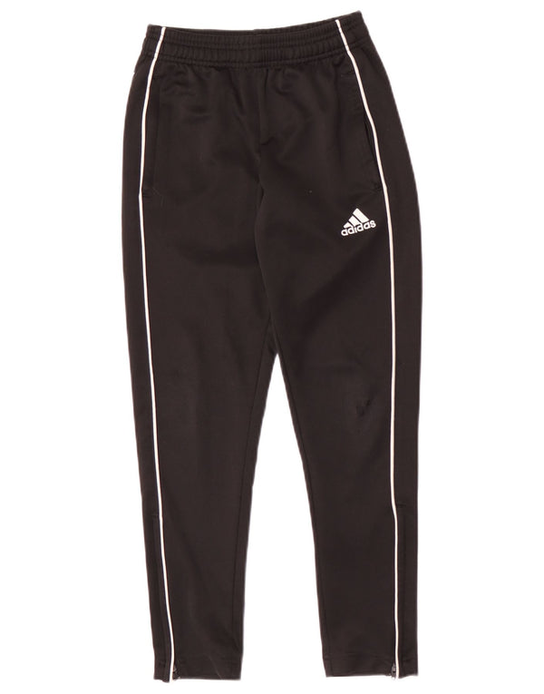 Adidas Boys Aeroready Tracksuit Trousers 9-10 Years Black Polyester