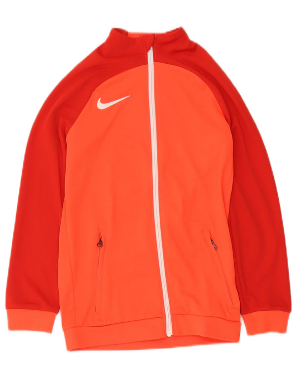 Спортивный костюм Nike для девочек Dri Fit, верхняя куртка, 8–9 лет, маленький красный с цветными блоками