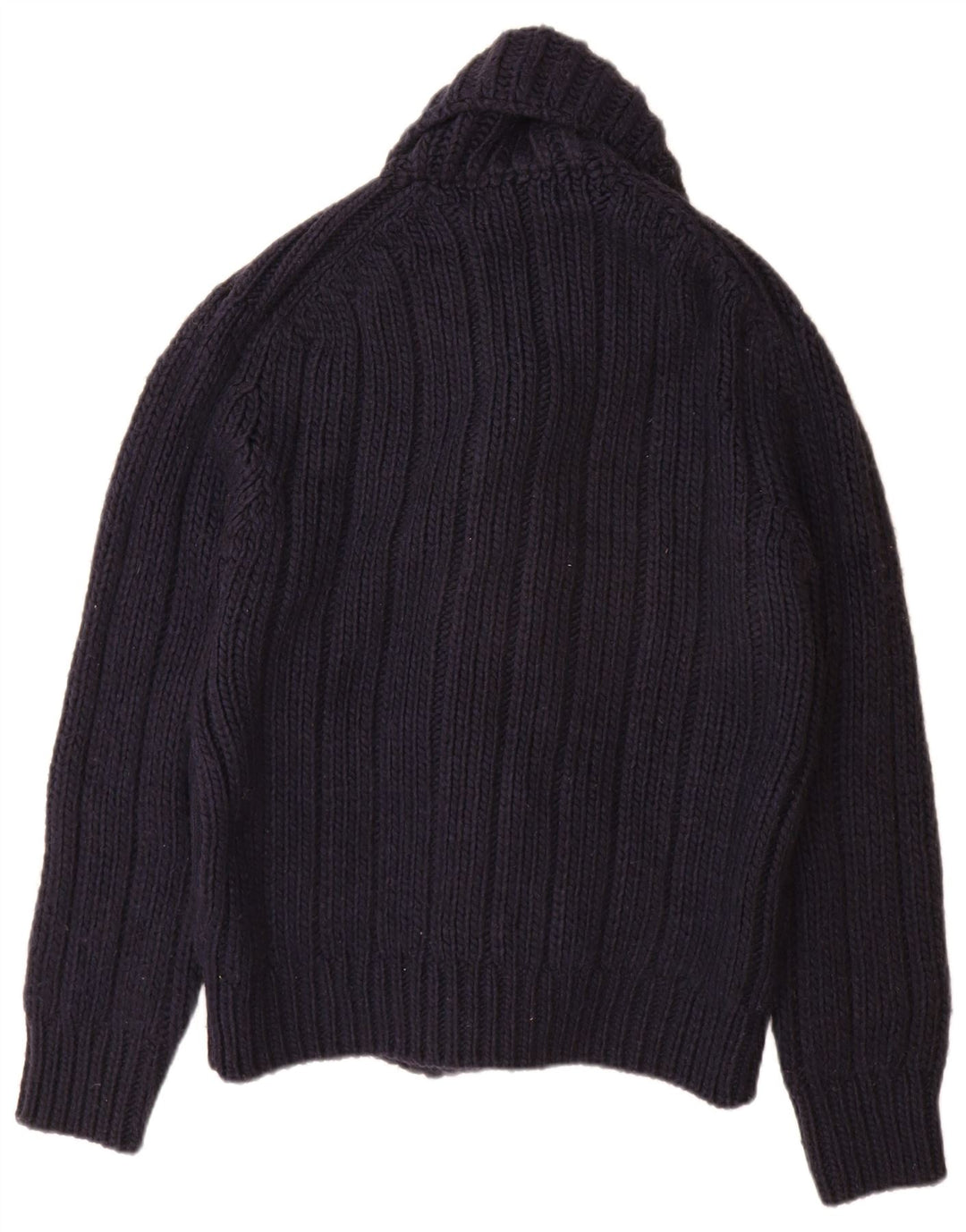 Мужской кардиган Zara, средний темно-синий акриловый свитер