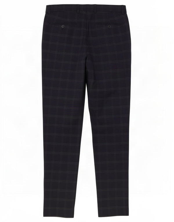 Мужские брюки-чиносы Zara EU 40 Medium W31 L31 Темно-синие в клетку
