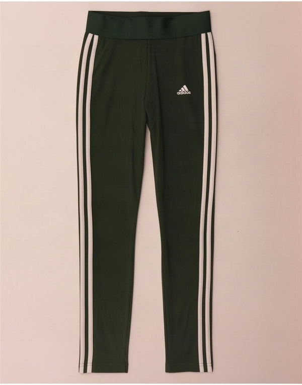 Женские леггинсы Adidas UK 4/6 XS, зеленые