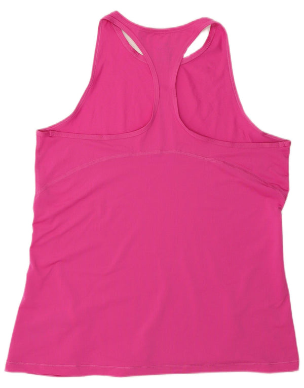 Женский жилет Nike Dri Fit UK 14, большой розовый полиэстер