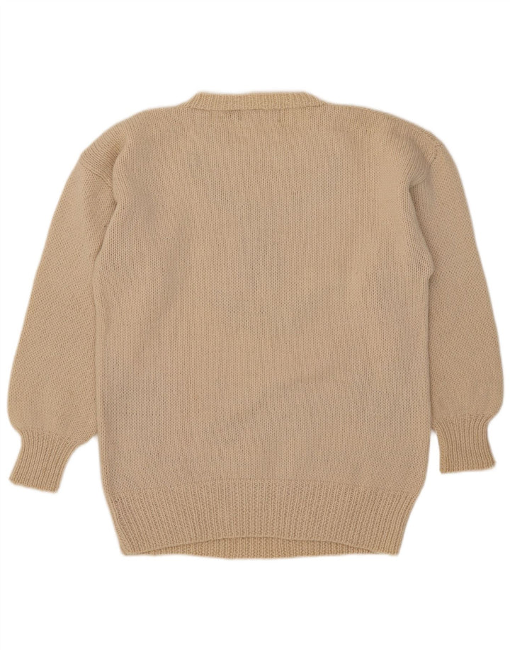 Красный мужской свитер с круглым вырезом Outback, средний бежевый, Fair Isle