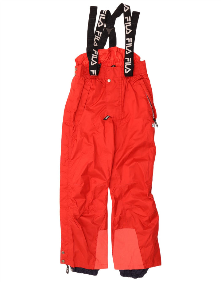 Fila Мужские лыжи с графическим рисунком - комплект из 2 предметов IT 48 Medium W30 L29 Красный с цветными блоками