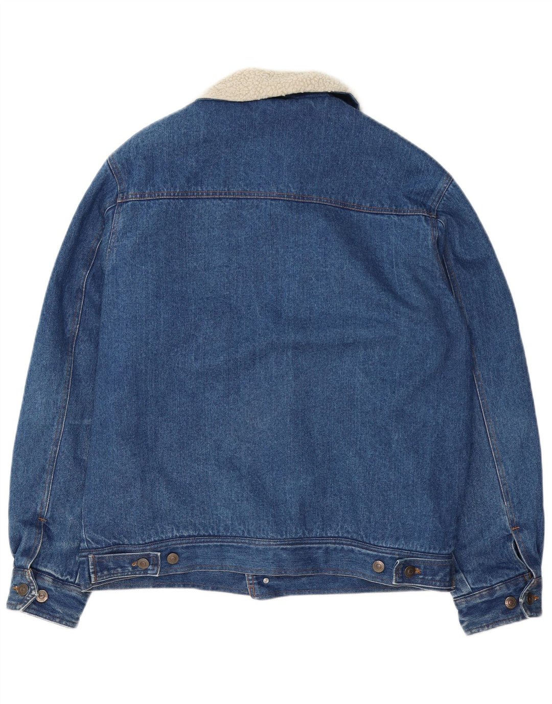 EXPLORER Мужская джинсовая куртка из шерпы IT 52 XL Синяя Хлопок