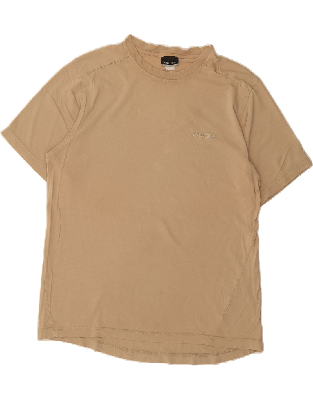 REEBOK Mens T-Shirt Top Large Beige Vintage Reebok and Second-Hand Reebok from Messina Hembry 