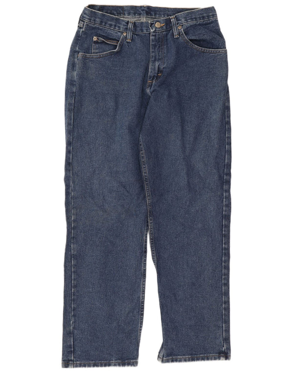 Мужские прямые джинсы свободного покроя Wrangler W31 L30, синий хлопок