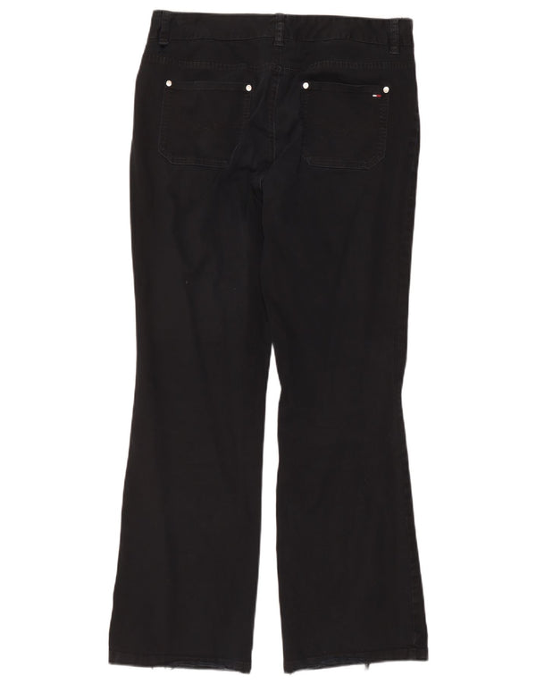 Женские джинсы Tommy Hilfiger Bootcut US 10, большие размеры W32 L31, черные хлопковые