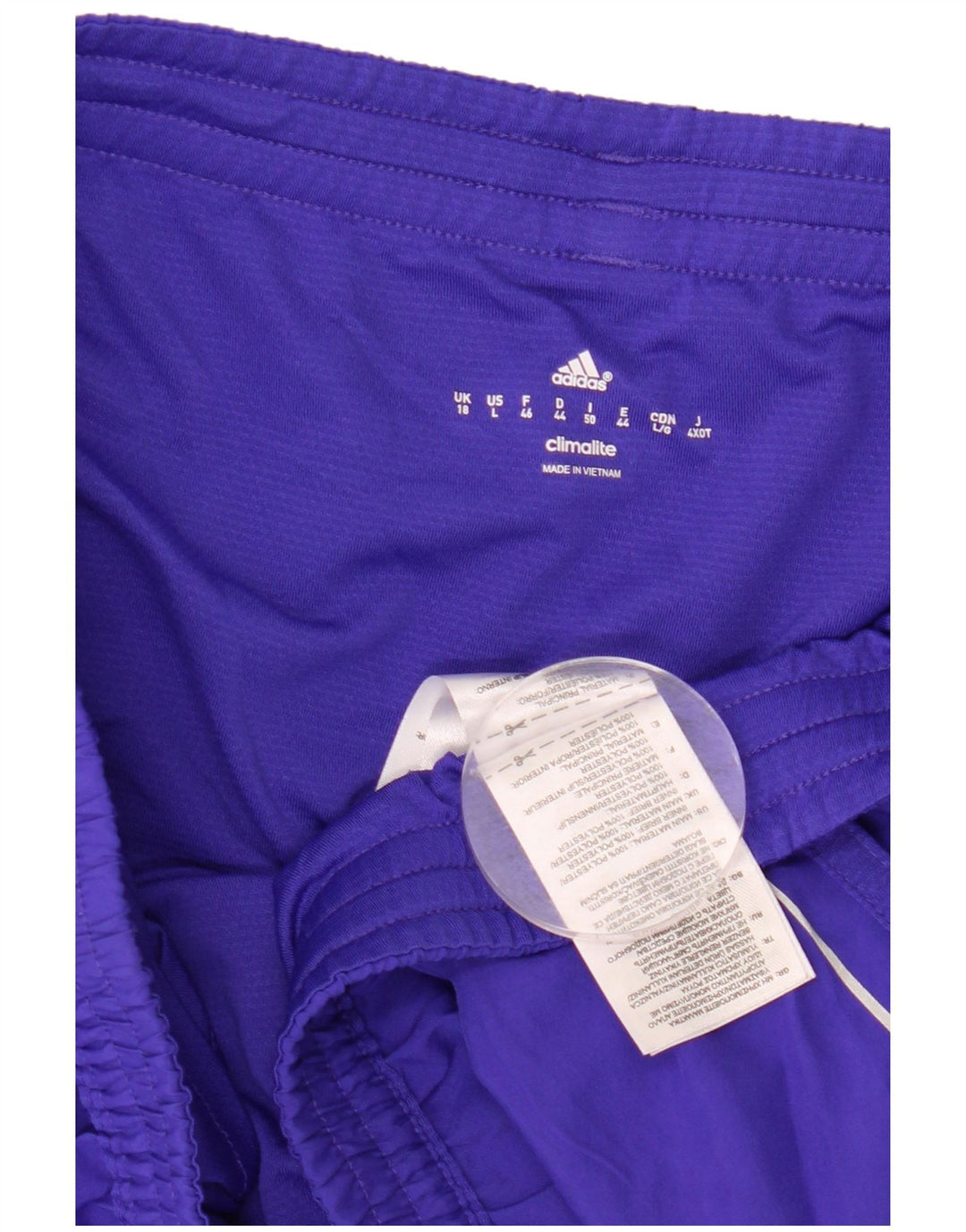 Женские спортивные шорты ADIDAS Climalite UK 18 XL, полиэстер, фиолетовые