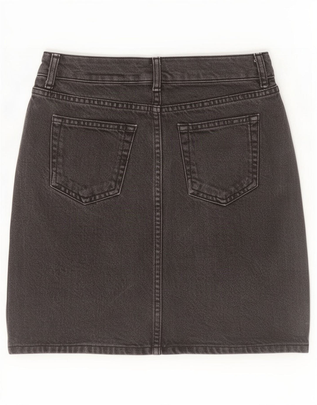 Topshop Женская мини-джинсовая юбка W26, маленькая, черная, хлопок