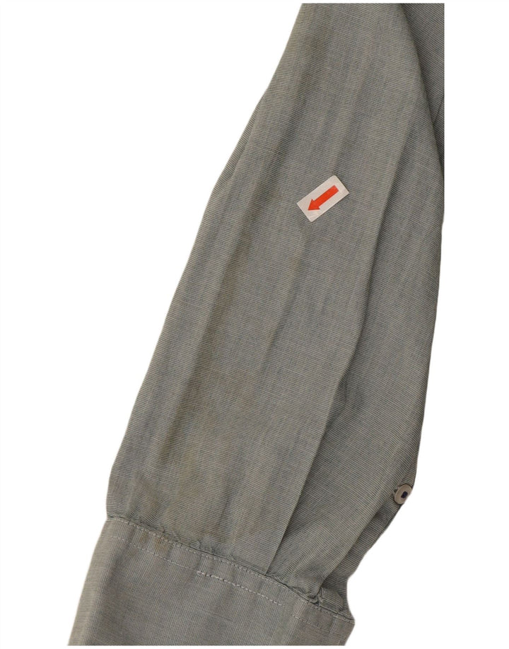 BONOBOS Мужская рубашка индивидуального кроя, большая серая хлопковая рубашка