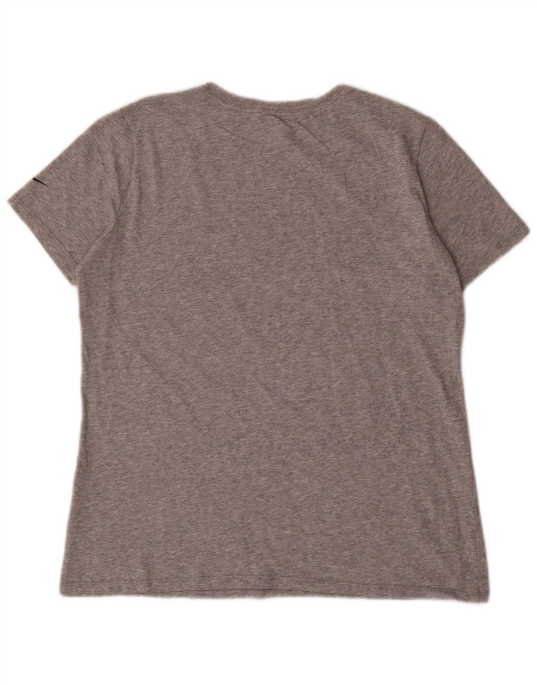 Женская футболка NIKE Dri Fit с графическим рисунком Top UK 14, средний серый хлопок