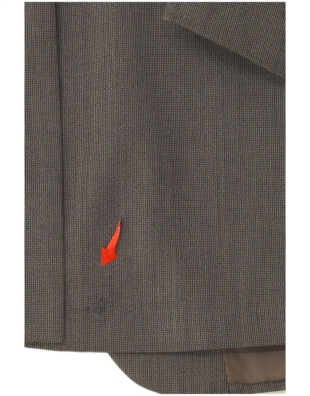 Мужской пиджак Aquascutum на 1 пуговице, Великобритания, 44, 2XL, серый, шерстяной с узором «в ёлочку»