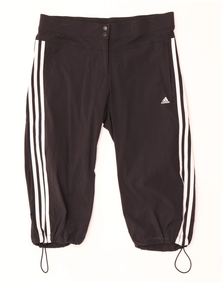 Женские шорты-бермуды Adidas Climalite UK 12 Medium W32, черный нейлон