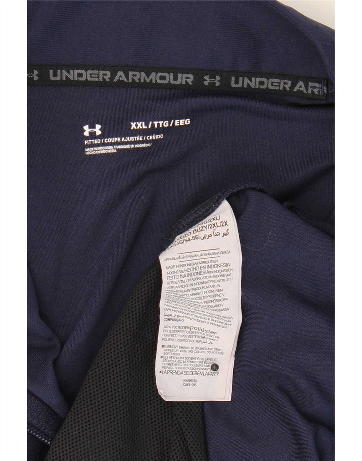 Мужской спортивный костюм Under Armour, верхняя куртка 2XL, темно-синий, полиэстер