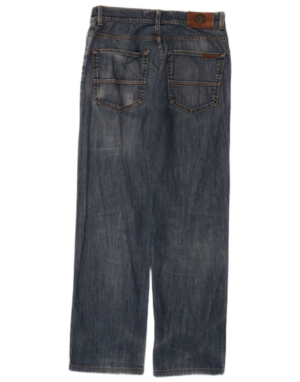 Мужские прямые джинсы Trussardi W31 L28 синие