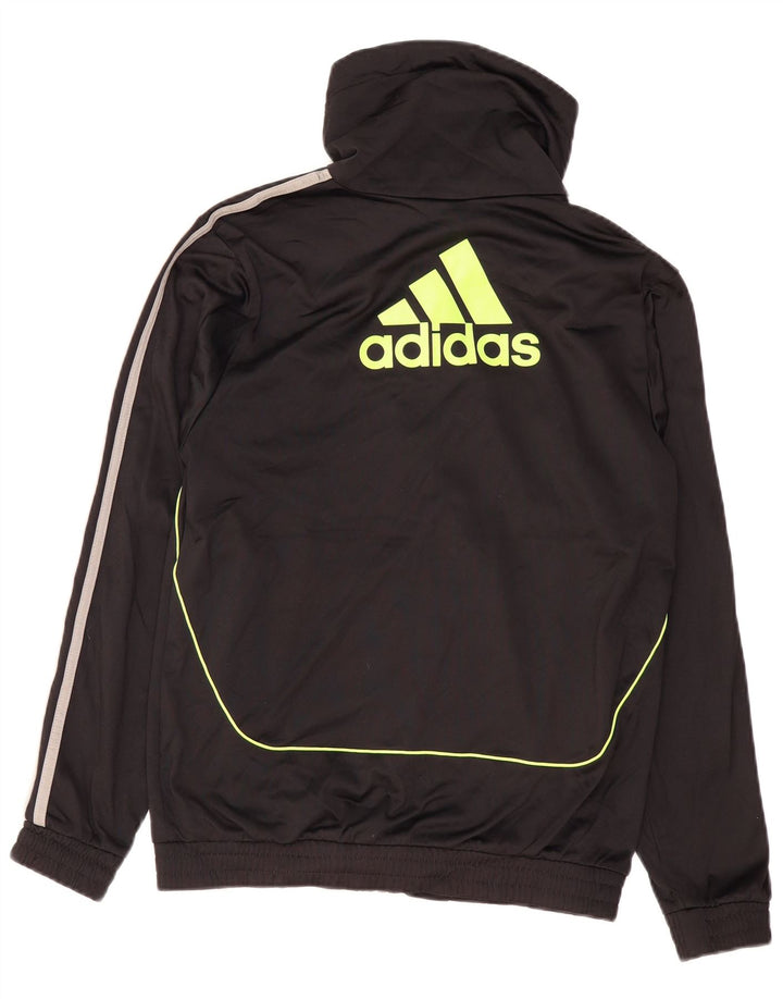 Мужской спортивный костюм ADIDAS с графическим принтом, верхняя куртка UK 36/38, маленький черный