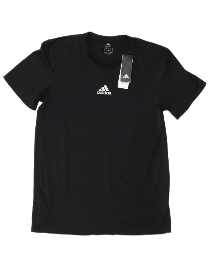 Adidas Мужская футболка Top Большой черный полиэстер