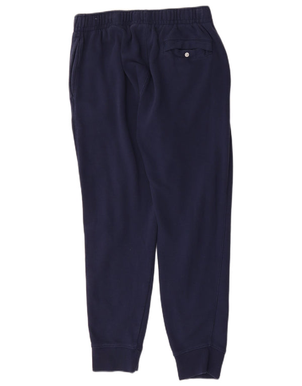 Nike Mens Tracksuit Trousers Joggers Medium Navy Blue Cotton