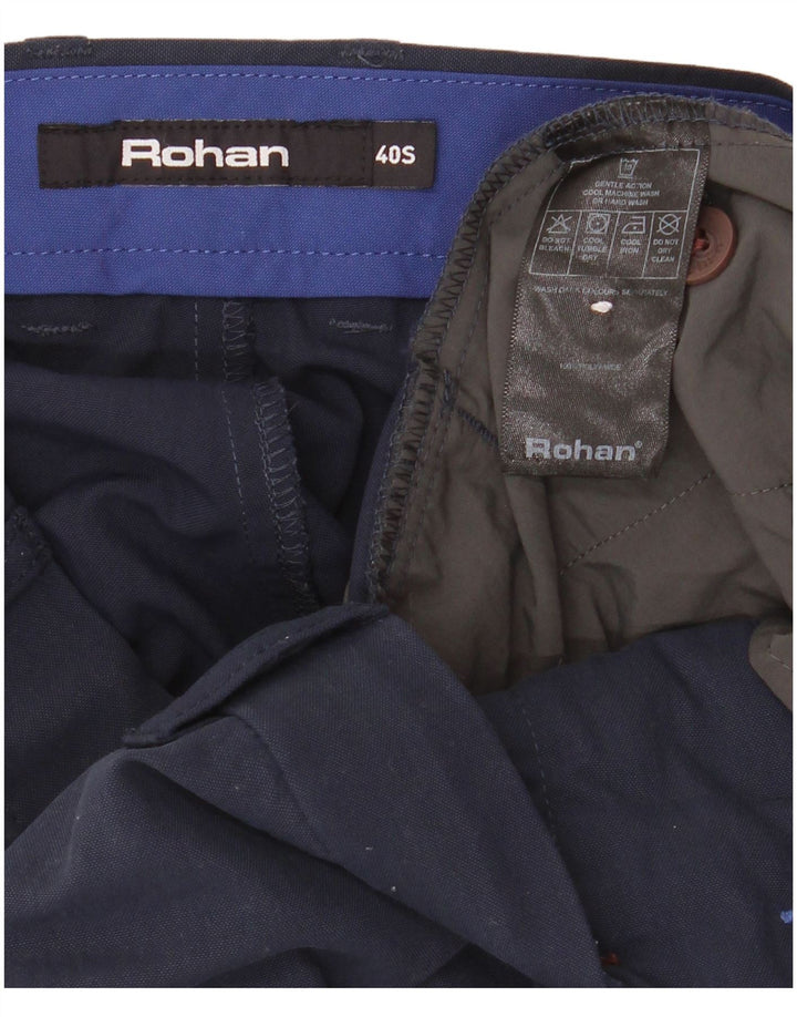 Мужские прямые брюки-чиносы Rohan W40 L30 темно-синие из полиамида