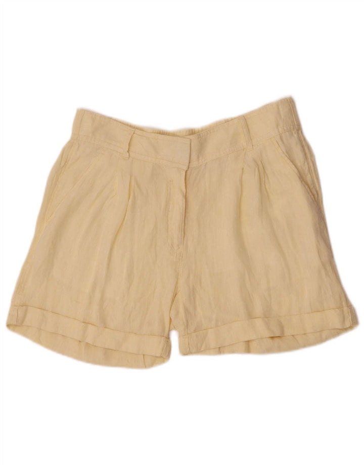 Женские шорты чинос Marks & Spencer UK 12 Medium W30 Желтый лен