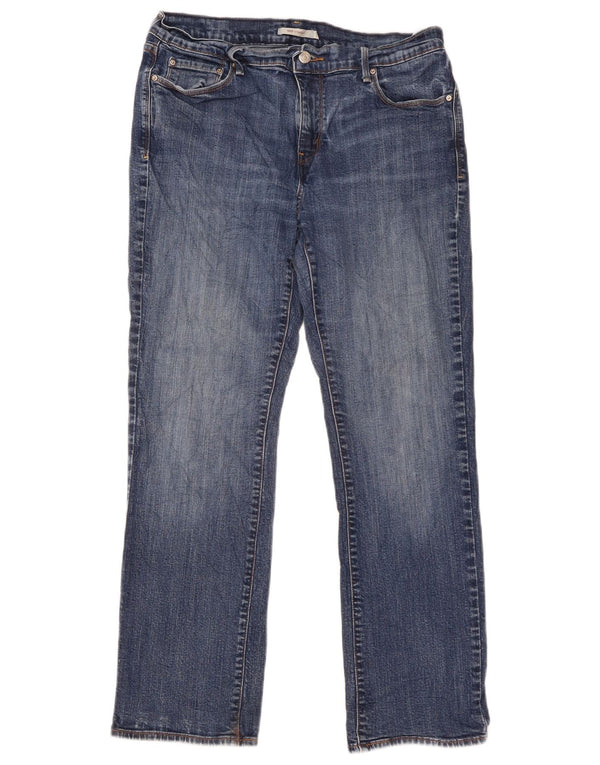 Женские прямые джинсы Levi's 505 W31 L29 синие, хлопок