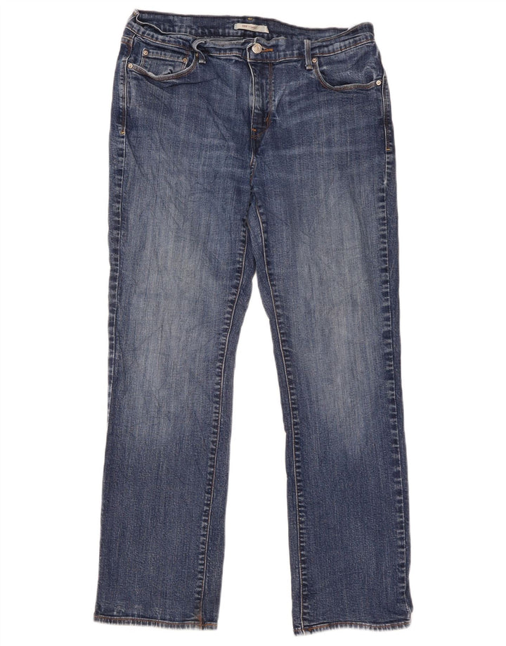 Женские прямые джинсы Levi's 505 W31 L29 синие, хлопок