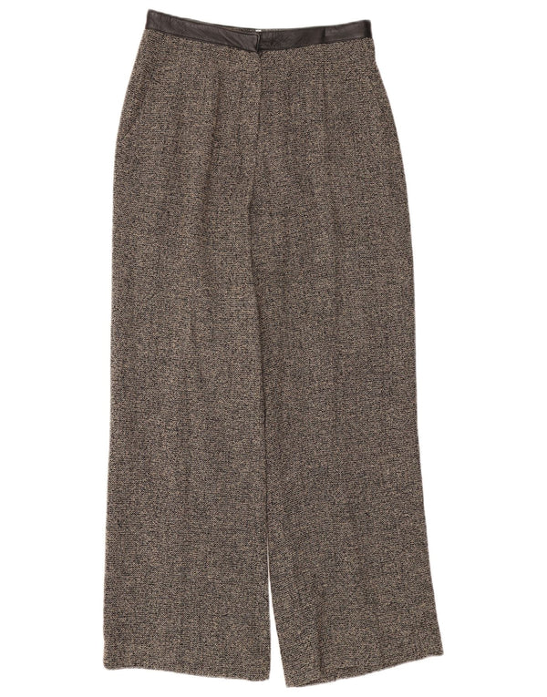 Женские повседневные брюки с высокой талией Michel Ambers UK 12 Medium W28 L29 Серые