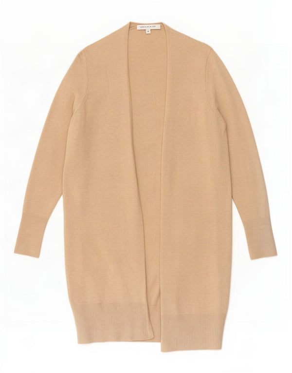 Женский длинный открытый кардиган оверсайз Zara UK 10, маленький бежевый