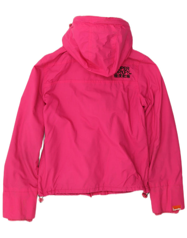 Женская ветровка с капюшоном Superdry The Windcheater UK 10, маленькая розовая