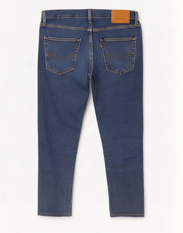Мужские укороченные зауженные джинсы Levi's 512 W33 L26, синий хлопок