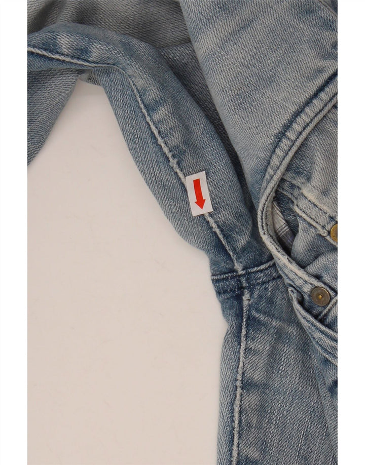 Женские прямые джинсы CALVIN KLEIN W28 L28 синие, хлопок