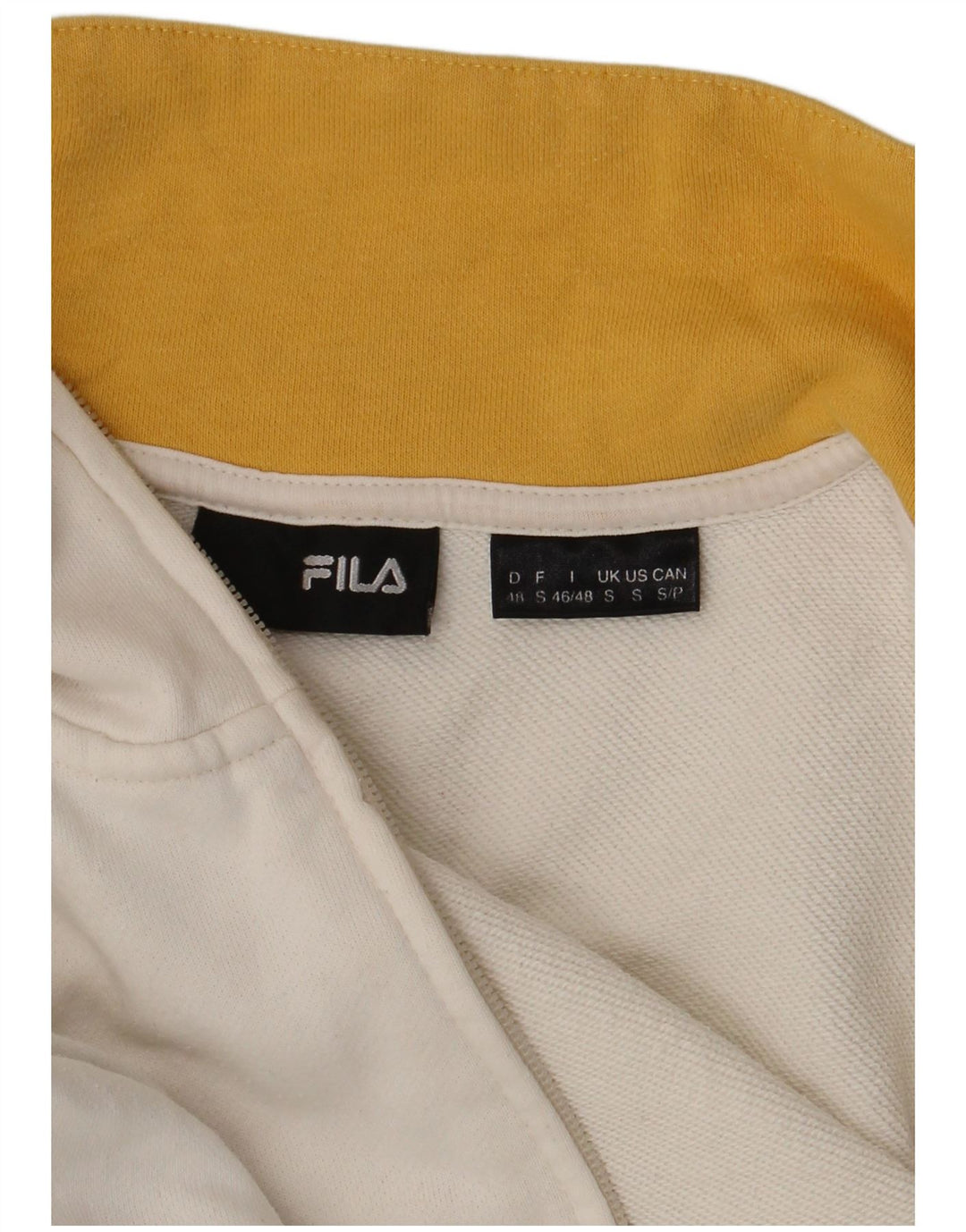 Мужской спортивный костюм FILA, верхняя куртка, маленький белый, с цветными блоками