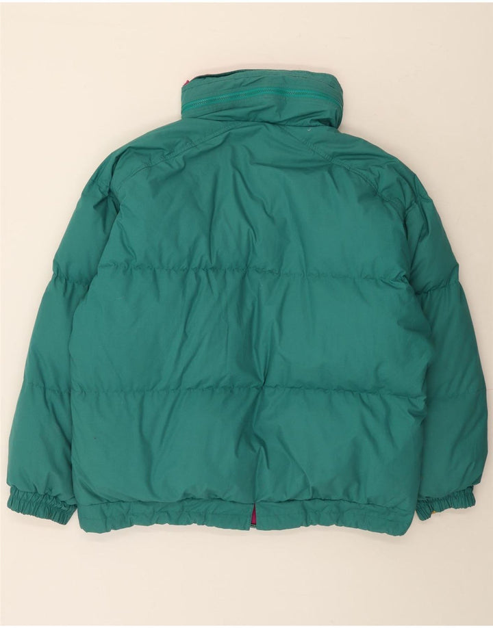 Винтажная мужская двусторонняя стеганая куртка UK 42 XL, разноцветная, с цветными блоками