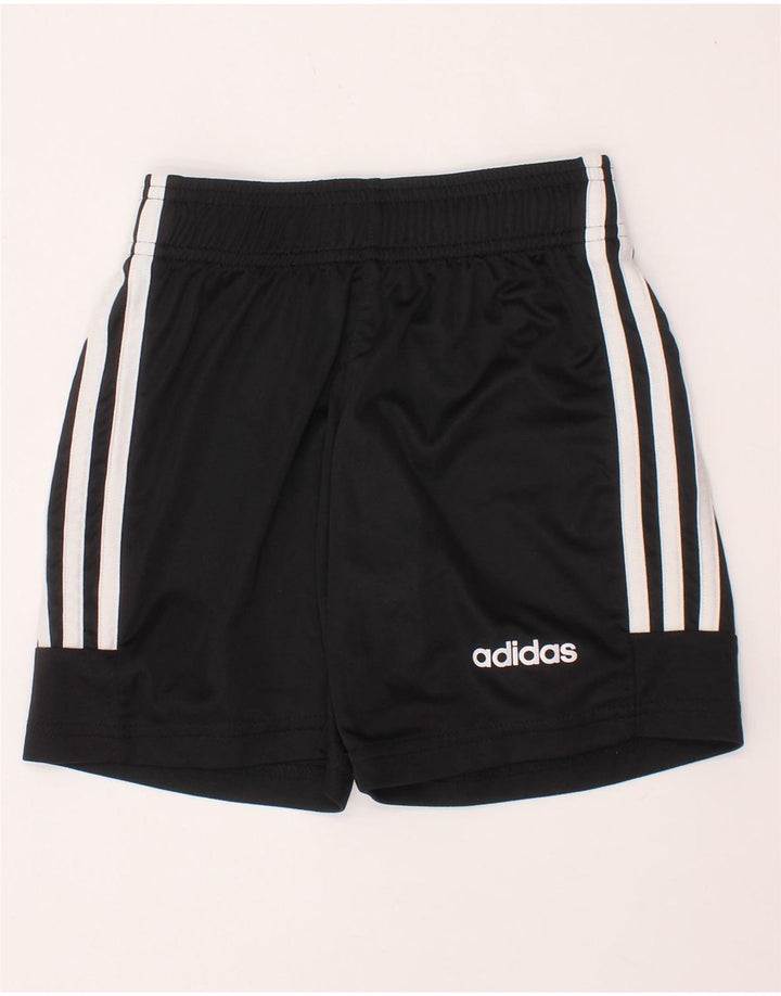 Спортивные шорты ADIDAS Climalite для мальчиков 7-8 лет, черный полиэстер