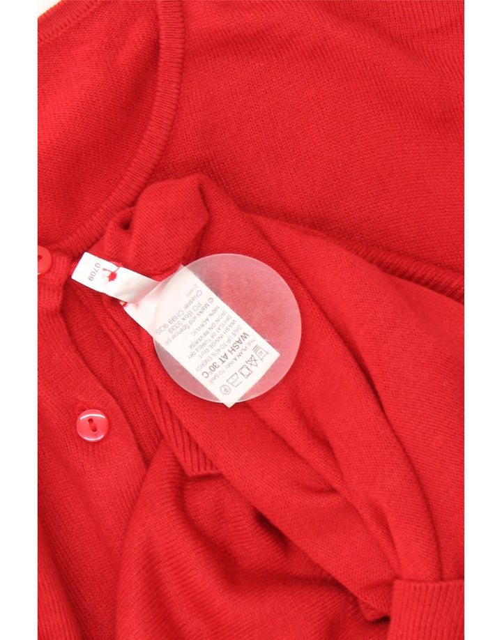 Женский кардиган Marks & Spencer UK 16, большой красный акрил