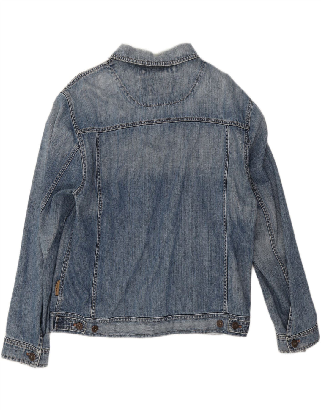 Мужская джинсовая куртка Camel Active UK 38, хлопок среднего синего цвета